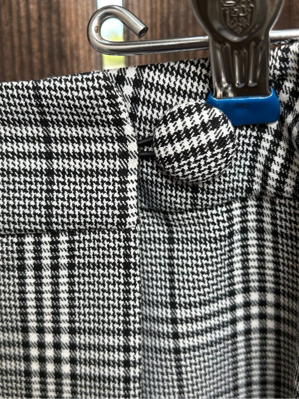 a new day Gray Plaid Mini Skirt